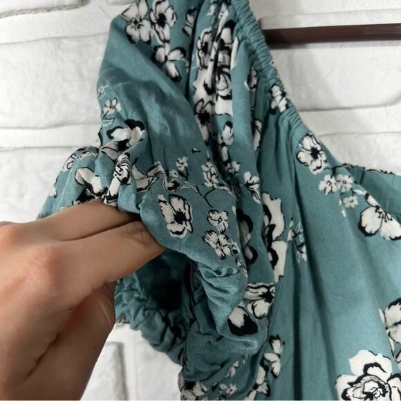 Abound Floral Puff Sleeve Dress Size Small - Picture 7 of 9